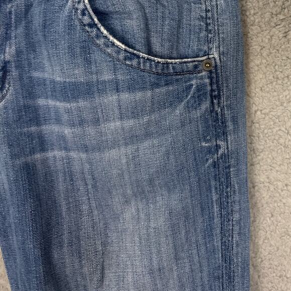 Hudson Women’s Signature Boot Cut Jeans Low Rise  Raw Hem Size 29 - Picture 6 of 11